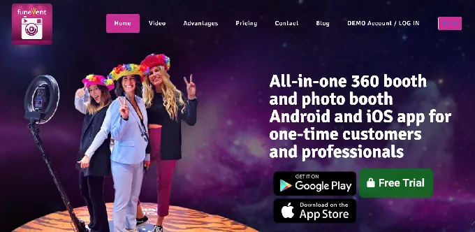 7. Fun Event App: Best Entry-Level 360 Platform with AI and Lenticular Prints