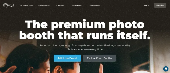 1. Simple Booth: Best Photo Booth Platform for Event Professionals
