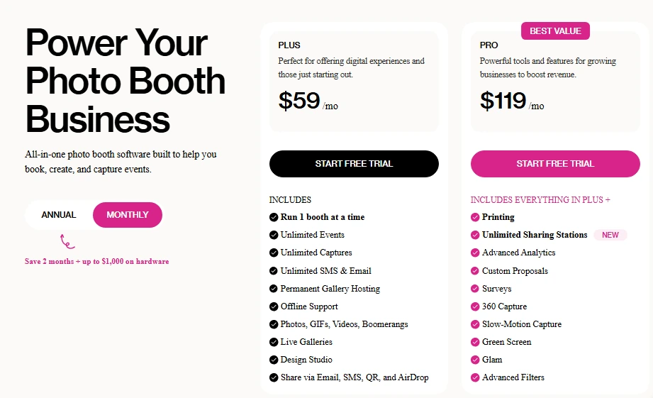 2. Fiesta (Photobooth Supply Co) — Best for Ready-Made Professional Design at Scale