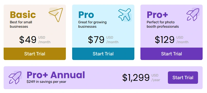 6. Booth.Events — Best for New Operators Testing the Photo Booth Market Before Making a Financial Commitment