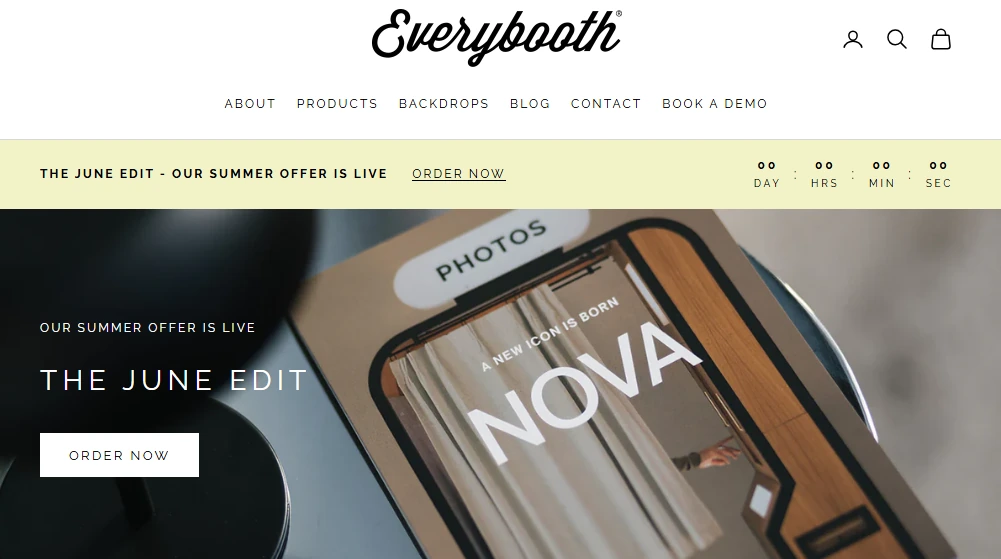 7. Everybooth: Best Luxury Photo Booth for High-End Events and Venues
