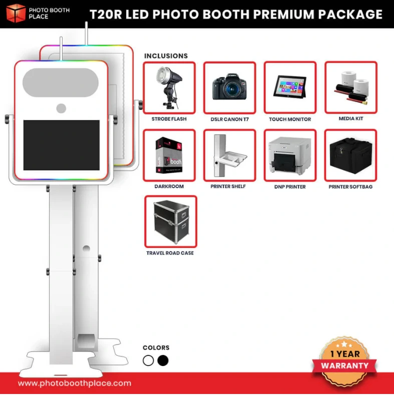 2. Photo Booth Place T20R: Best Professional Touchscreen Shell for Growing Rental Businesses