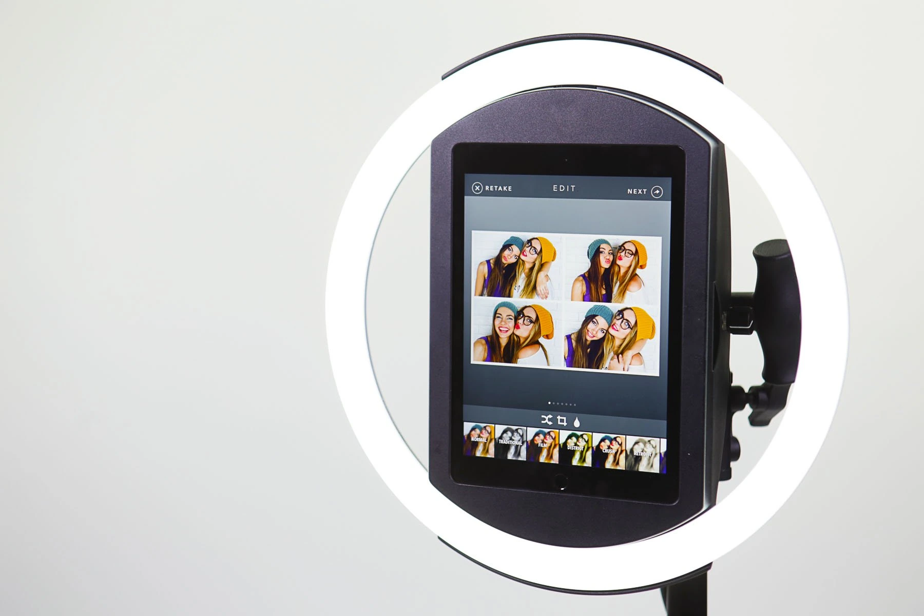 1. Simple Booth HALO: Best All-in-One Photo Booth System with Integrated Ring Light Hardware