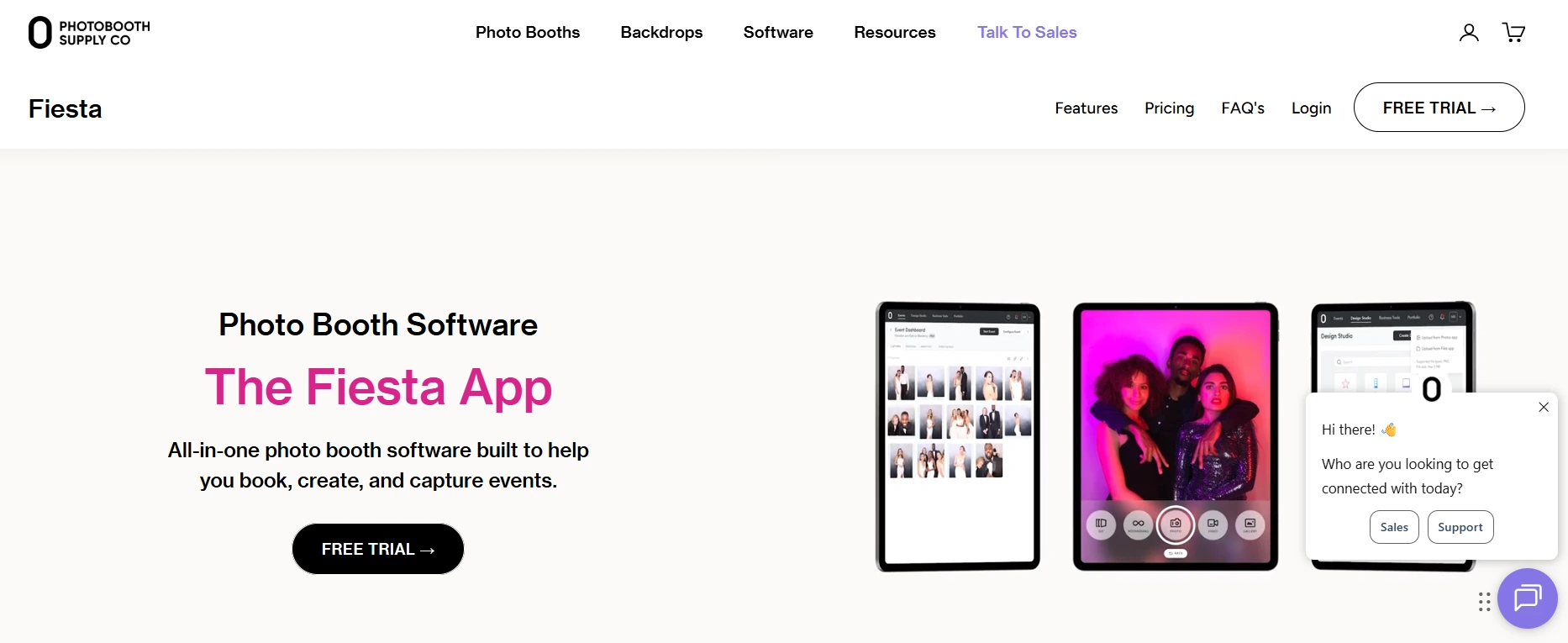 2. Fiesta — Best All-in-One Business Suite for Full-Time Photo Booth Operators
