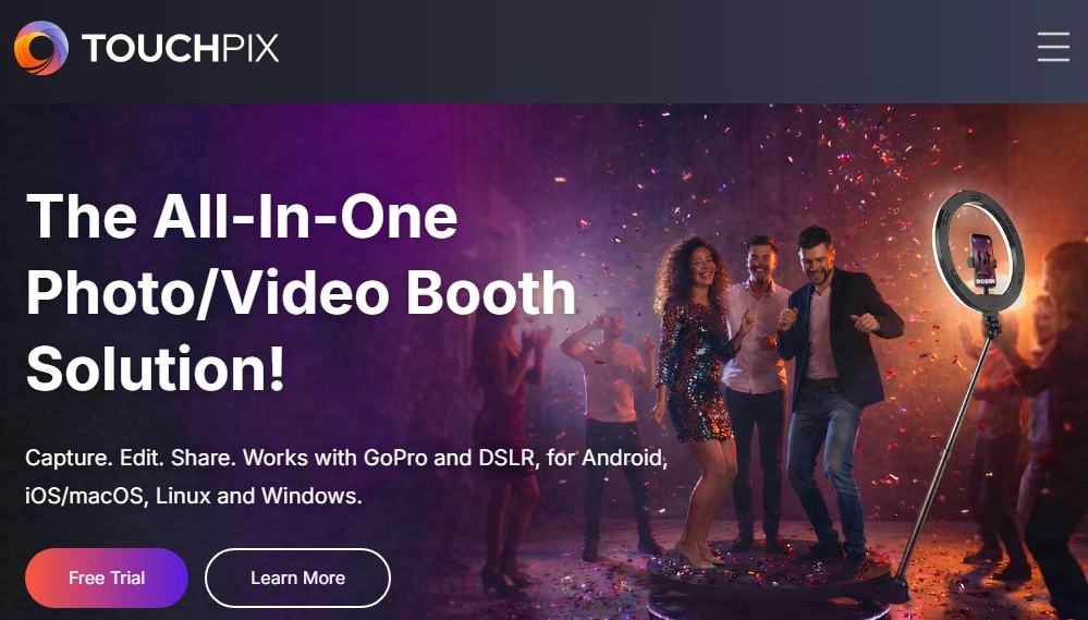 4. TouchPix: Best for 360 Video Booth Specialists Needing Structured Survey-Based Lead Capture