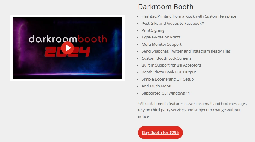 6. Darkroom Booth: Best for Windows Operators Who Want Lead Capture Without Recurring Software Fees