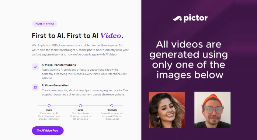 6. Pictor: Best for AI-Powered Group Cosplay Transformations and Fan Video Moments