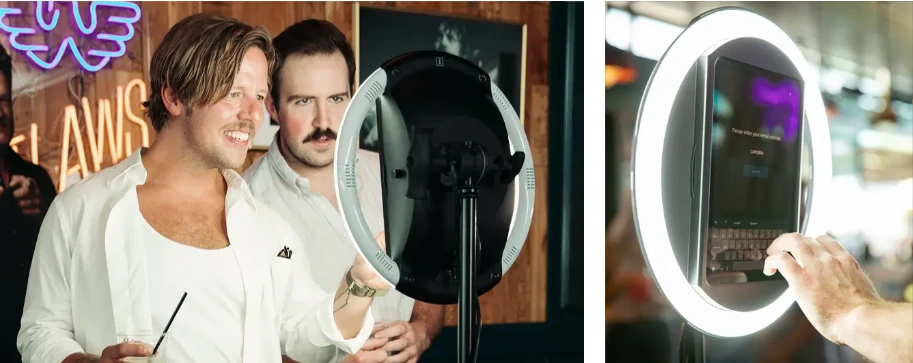 1. Simple Booth — Best for a Self-Running Photo Booth With Built-In Lead Capture