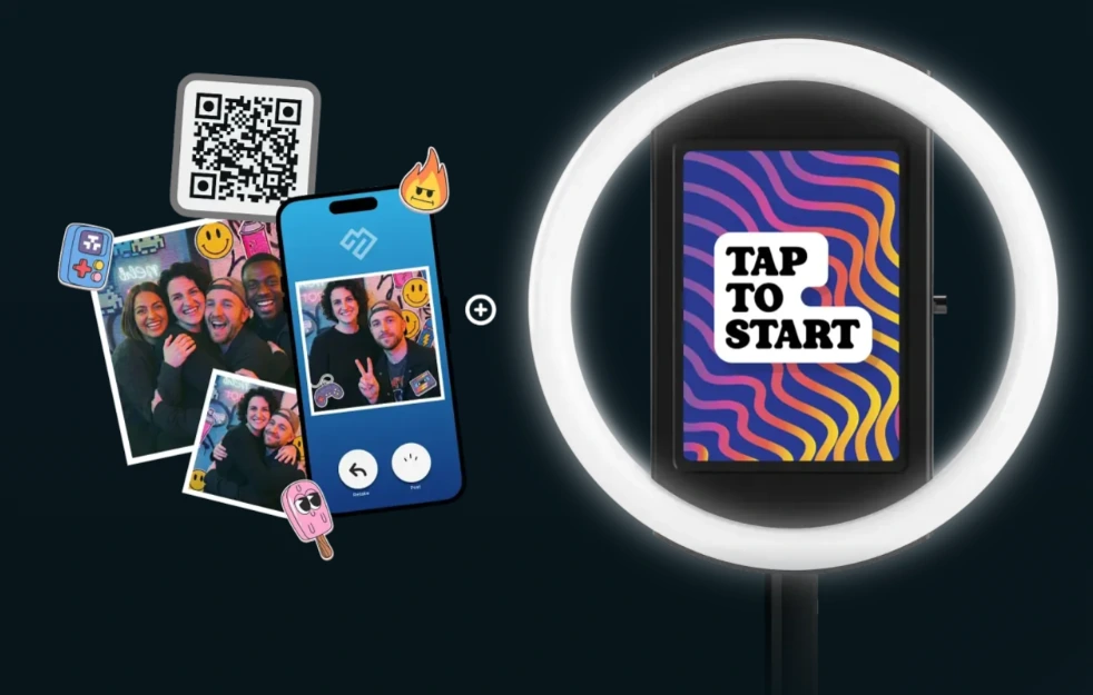 1. Simple Booth — Best for a Self-Running Photo Booth With Built-In Lead Capture