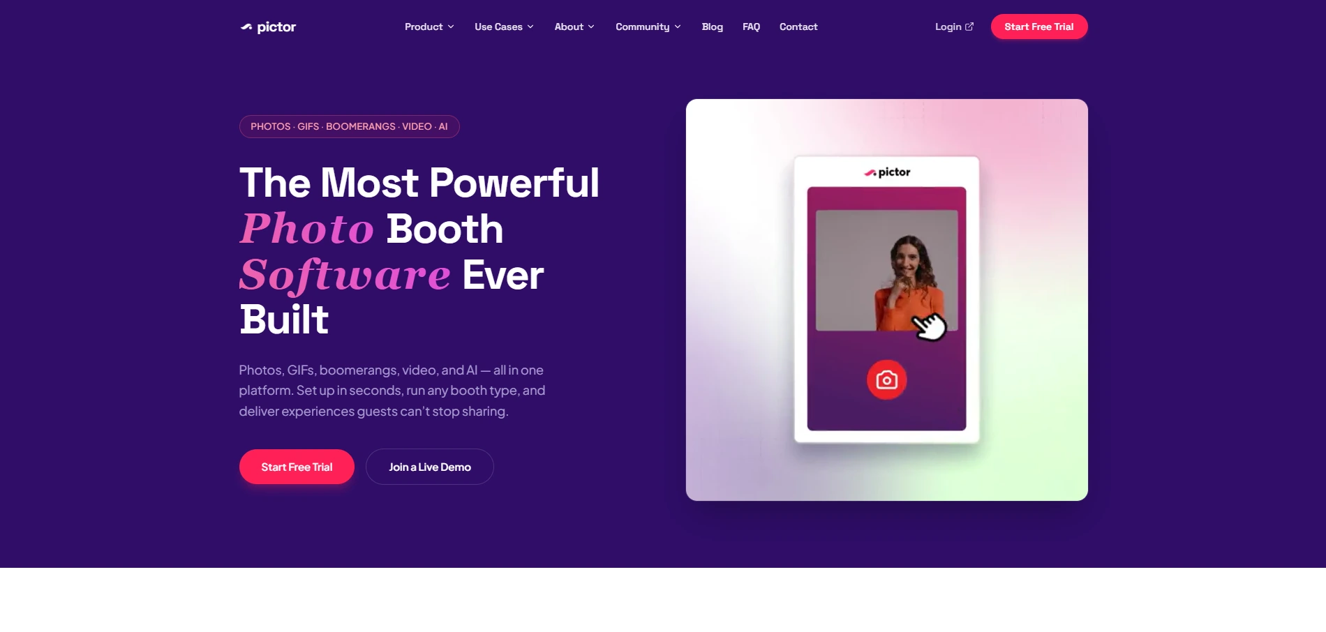 7. Pictor.pro - Best Up-and-Coming Platform for Android Support, Free Testing, and Transparent AI Pricing