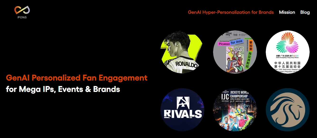 5. PONS.ai - Best for Premium AI Brand Activations Where Visual Distinctiveness Is Non-Negotiable