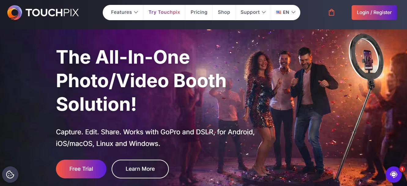 4. TouchPix - Best for Rental Companies Specializing in 360 Video Experiences at Weddings