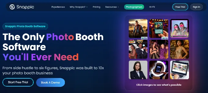 2. Snappic: Best for Operators Running Multiple Booth Formats