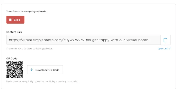 Virtual Booth: Browser-based photo experiences with no hardware required.