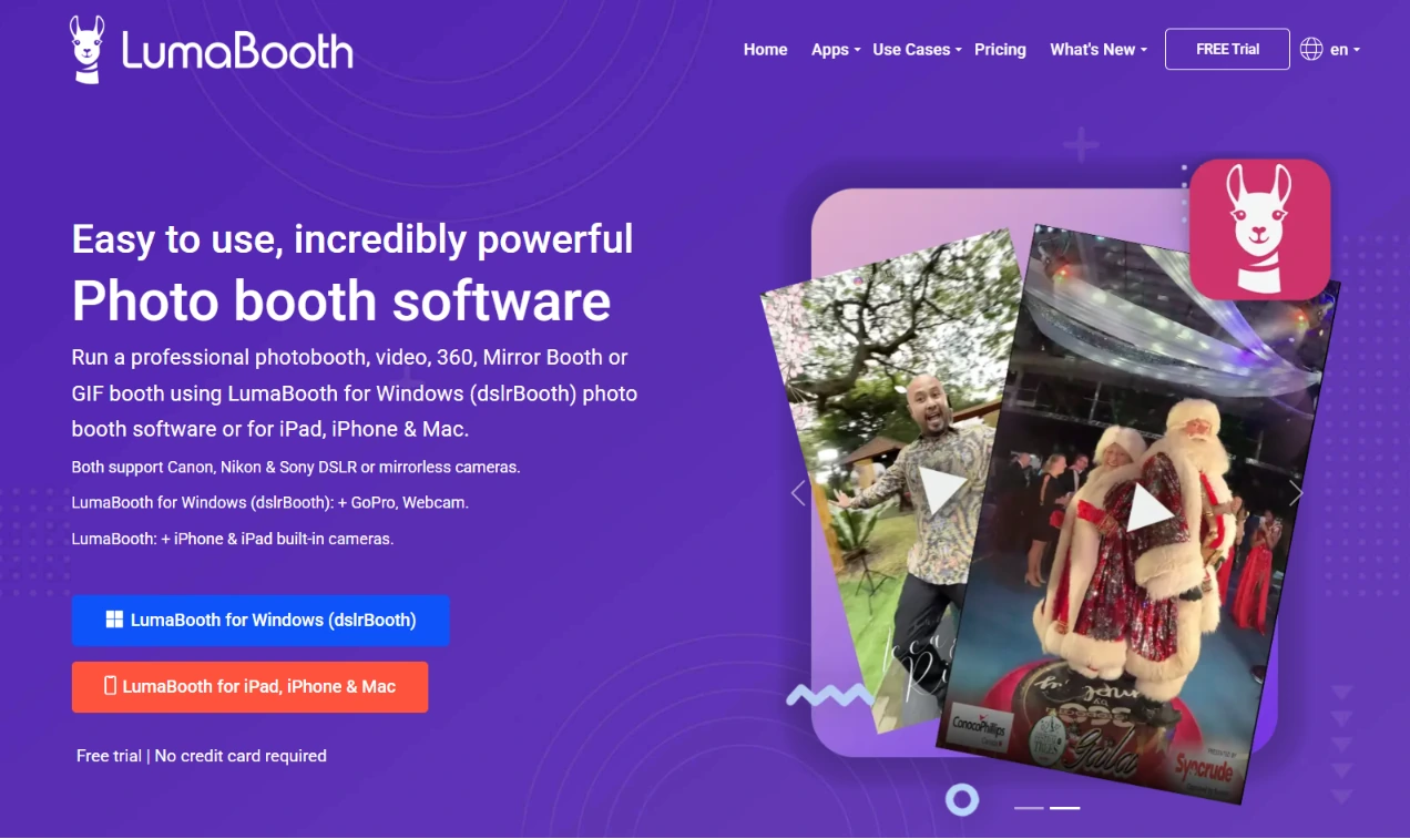 3. LumaBooth — Best for Growing Rental Businesses Scaling Across Six Booth Formats With DSLR Flexibility
