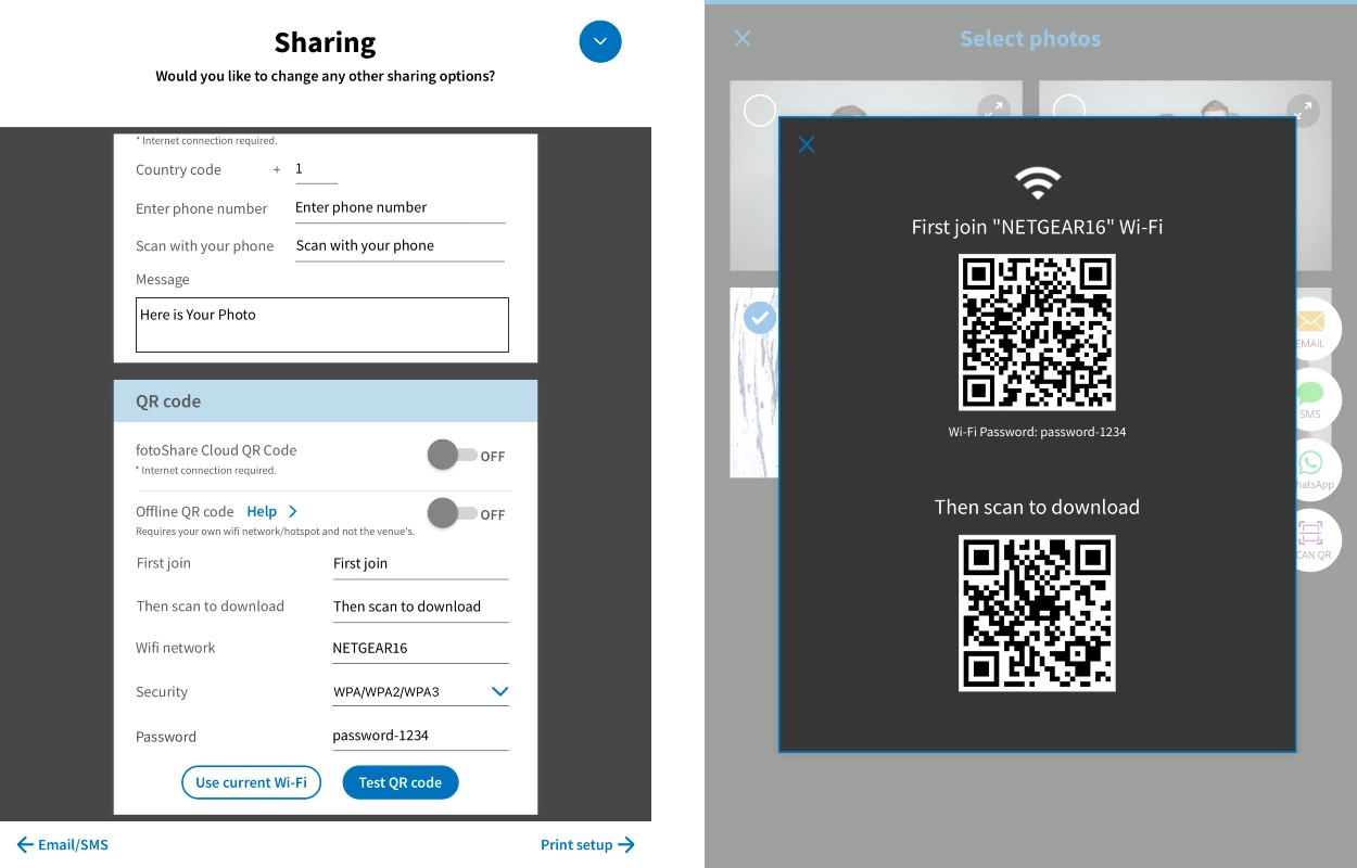 Sharing and guest delivery compared