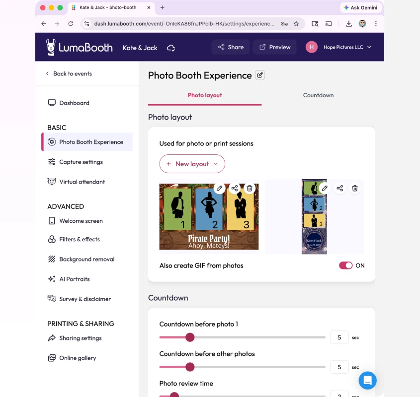 3. LumaBooth — Best for New Operators Who Want Professional Camera Quality at a Startup-Friendly Price