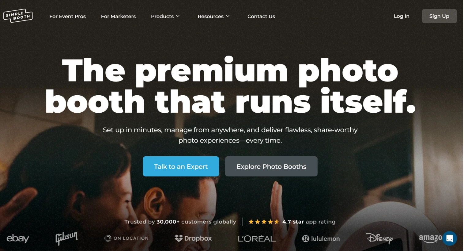 1. Simple Booth - Best Alternative for Premium, Self-Operating Photo Booth Experiences