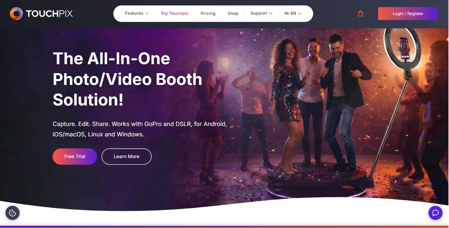 4. Touchpix - Best Alternative for Mixed Hardware Fleets and 360 Booths