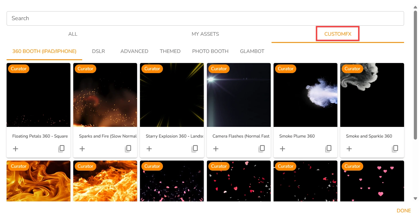Capture formats and creative capabilities