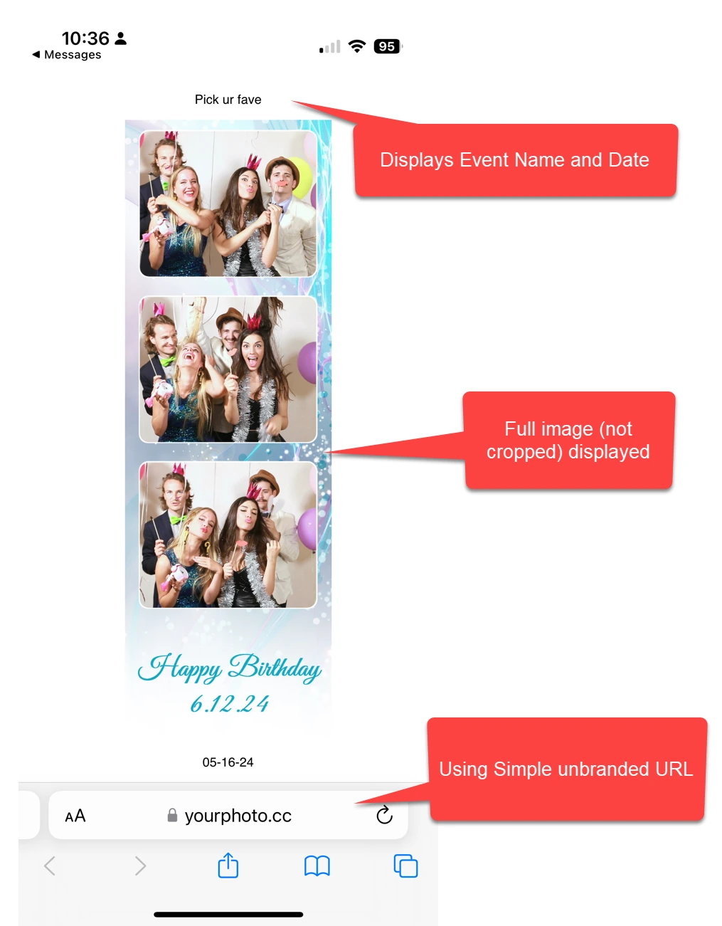 Sharing and photo delivery