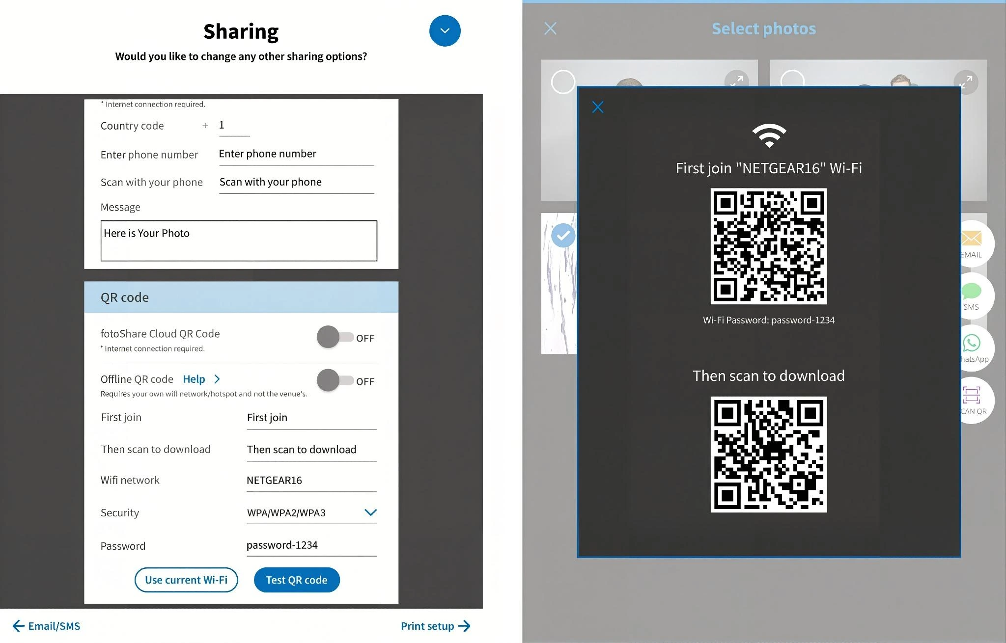 Sharing, lead capture, and marketing