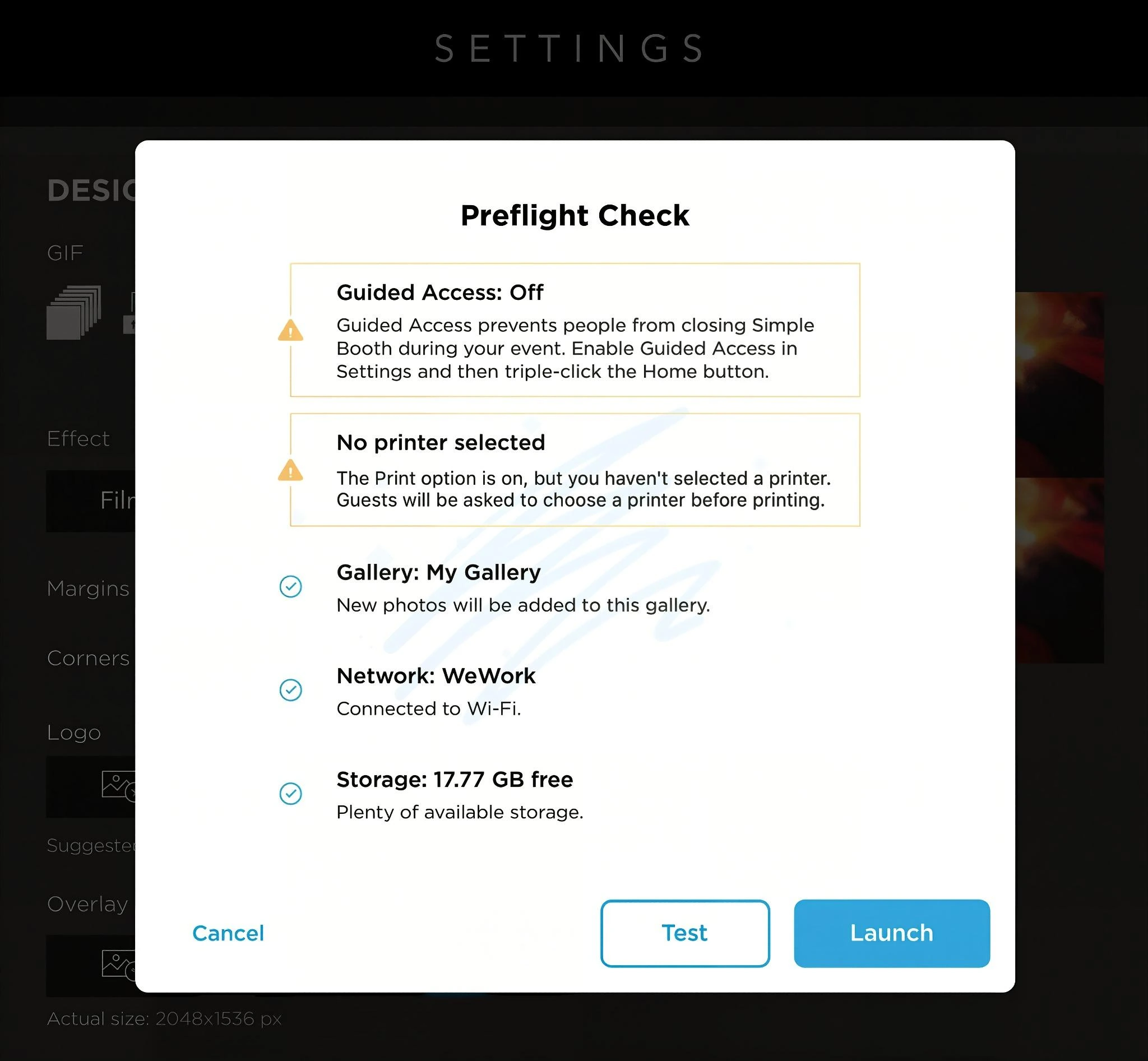 Event customization and host control