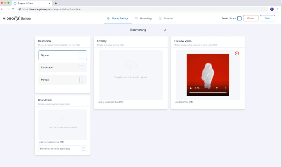Template design and customization