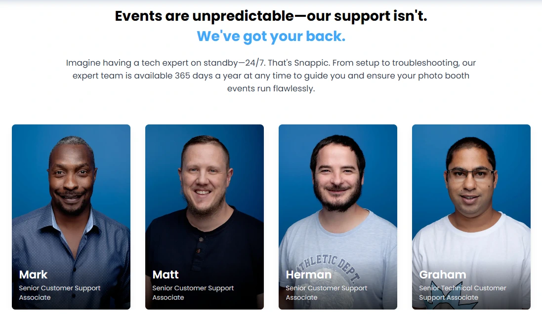 Support and reliability