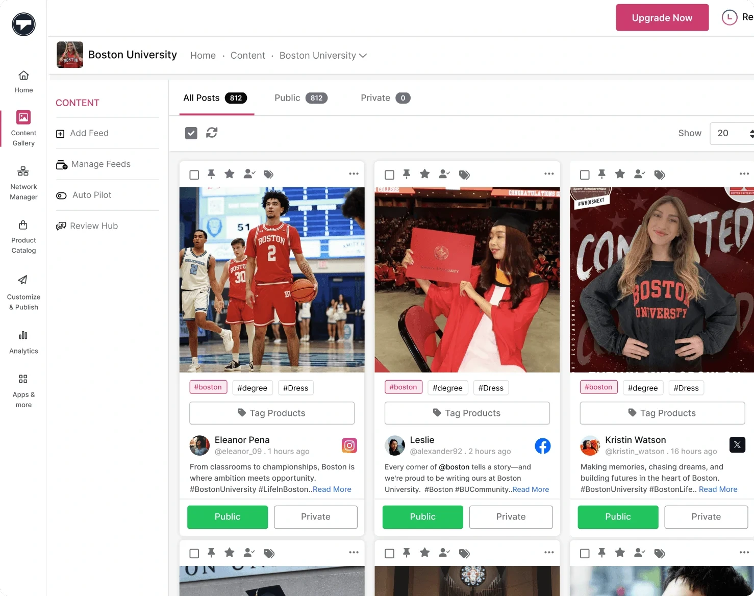 4. Taggbox: Best Alternative for Multi-Channel UGC Marketing Programs