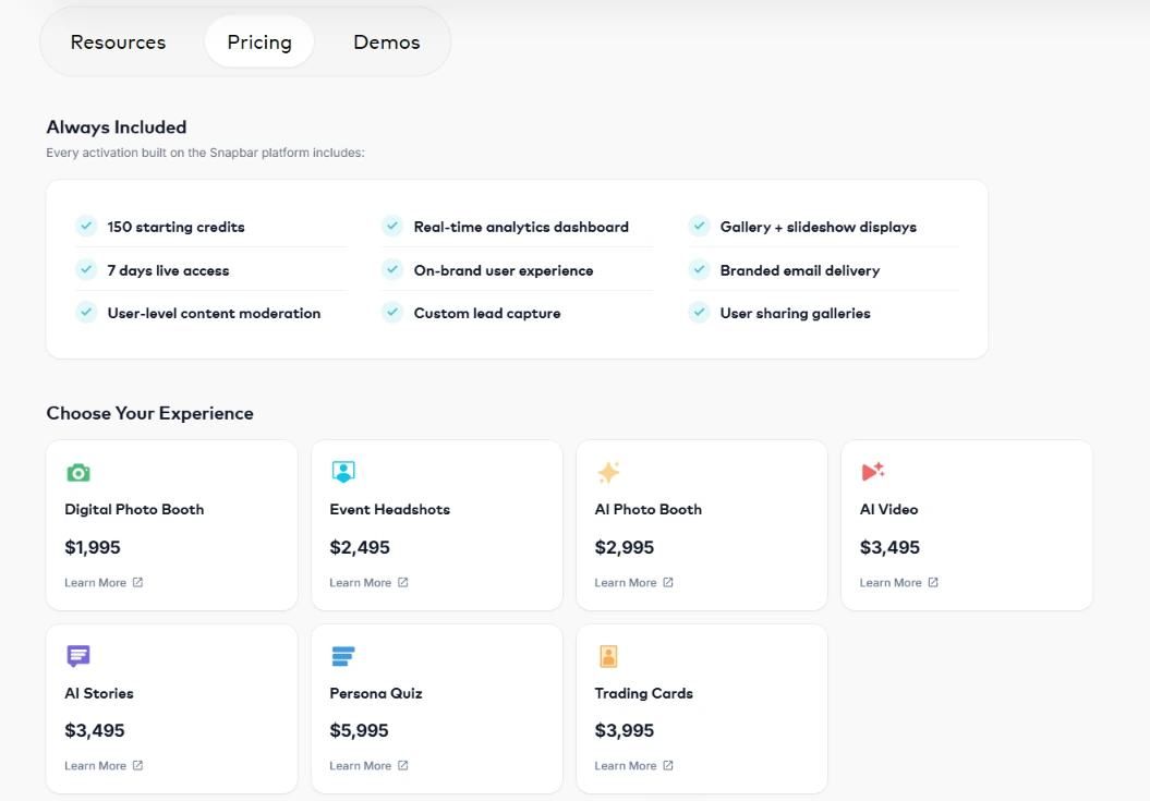 Snapbar Pricing: In-Depth Overview