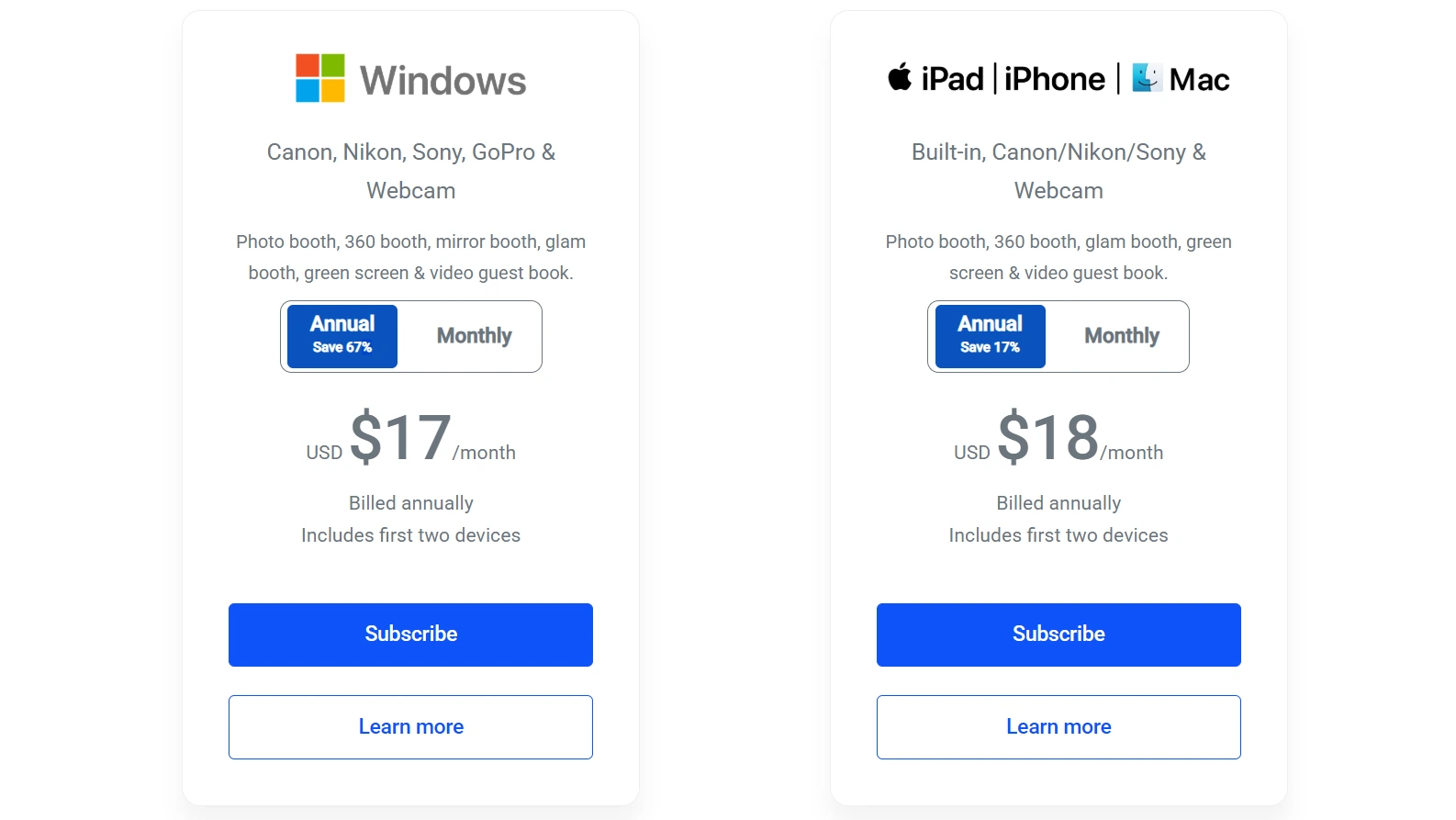 2. LumaBooth, Best Alternative for the Most Affordable Multi-Format Subscription