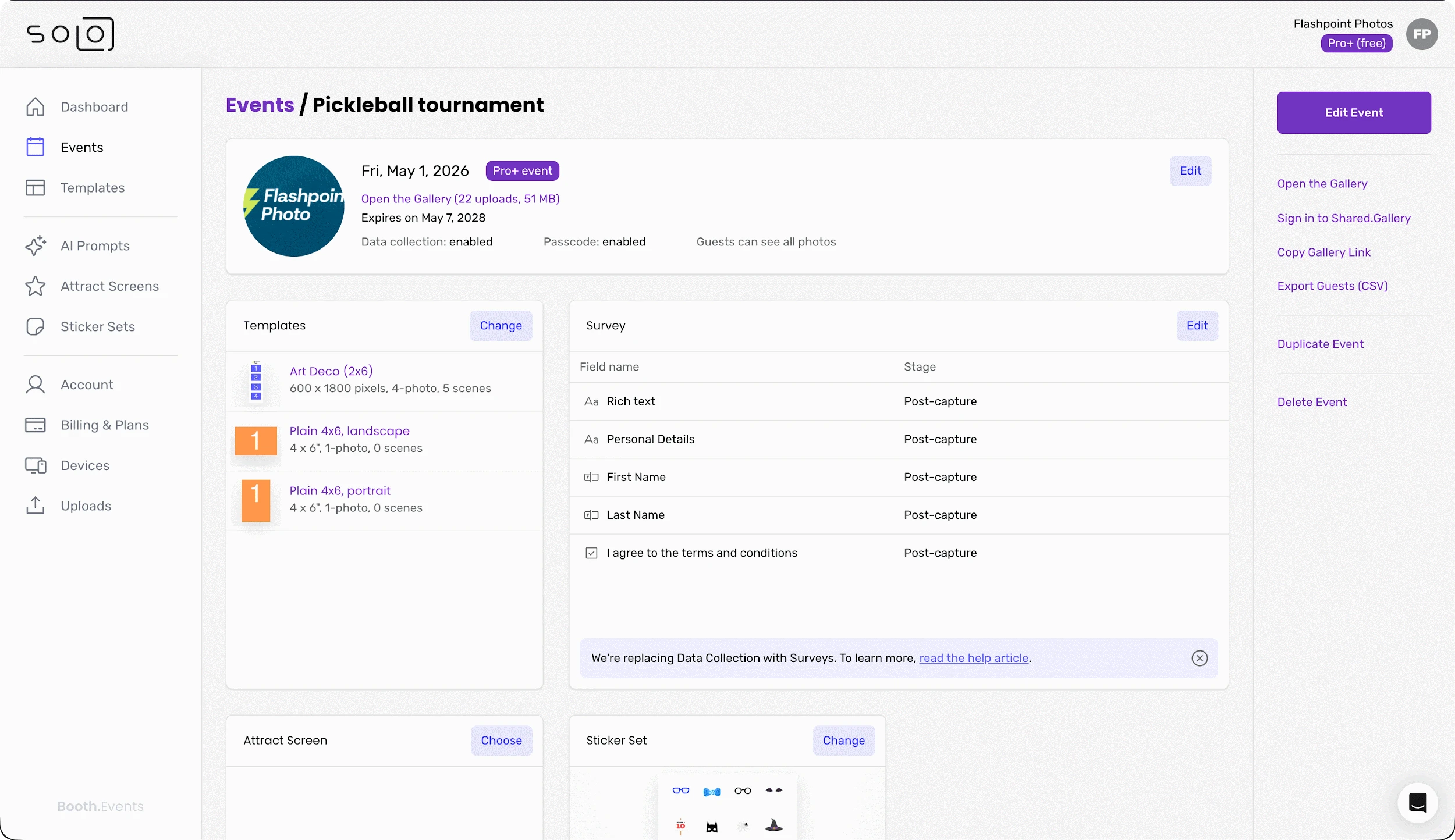 6. Booth.Events, Best Alternative for No-Commitment Evaluation and Flat-Rate AI Pricing