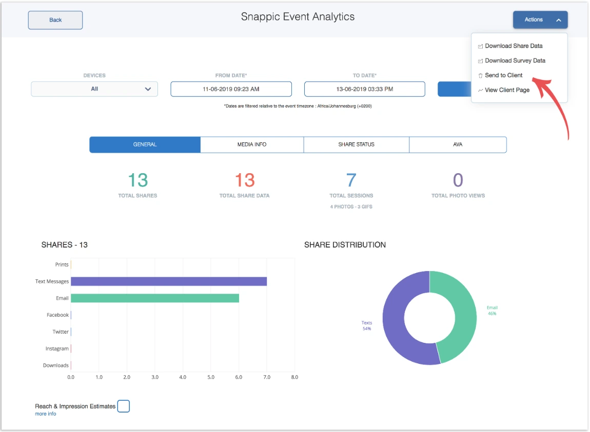 Analytics and data capture