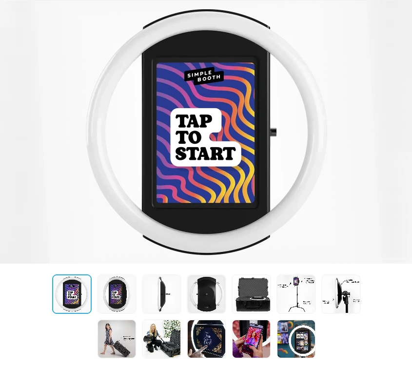 1. Simple Booth — Best Alternative for Premium Photo Booth Experiences with Built-In Lead Capture