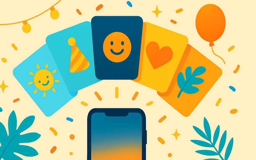 A fan of photo booth app screens shown as alternatives to Flassh